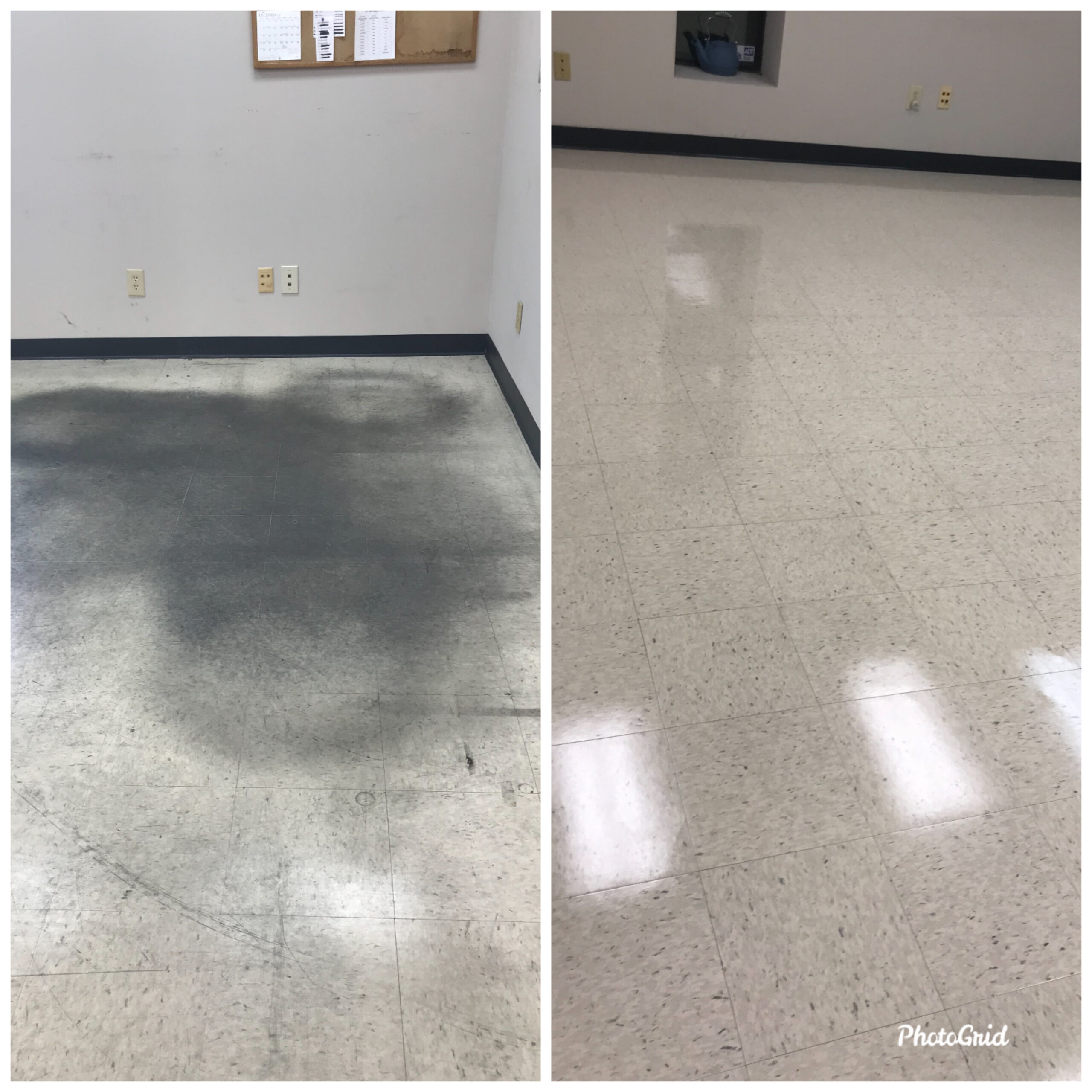 Floor Stripping and Waxing